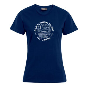 Damen T-Shirt navy blue