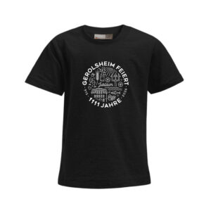 Kinder T-Shirt schwarz